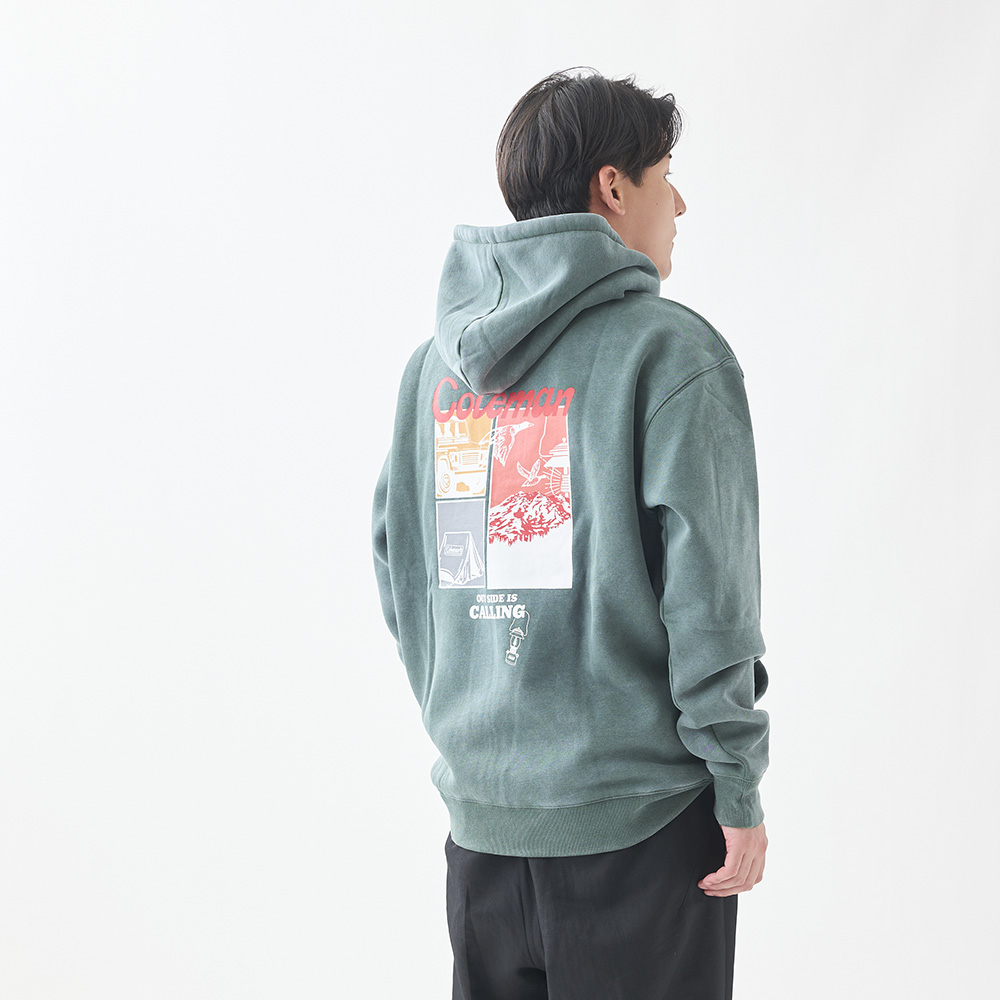 フーディー コラージュ（グリーン）